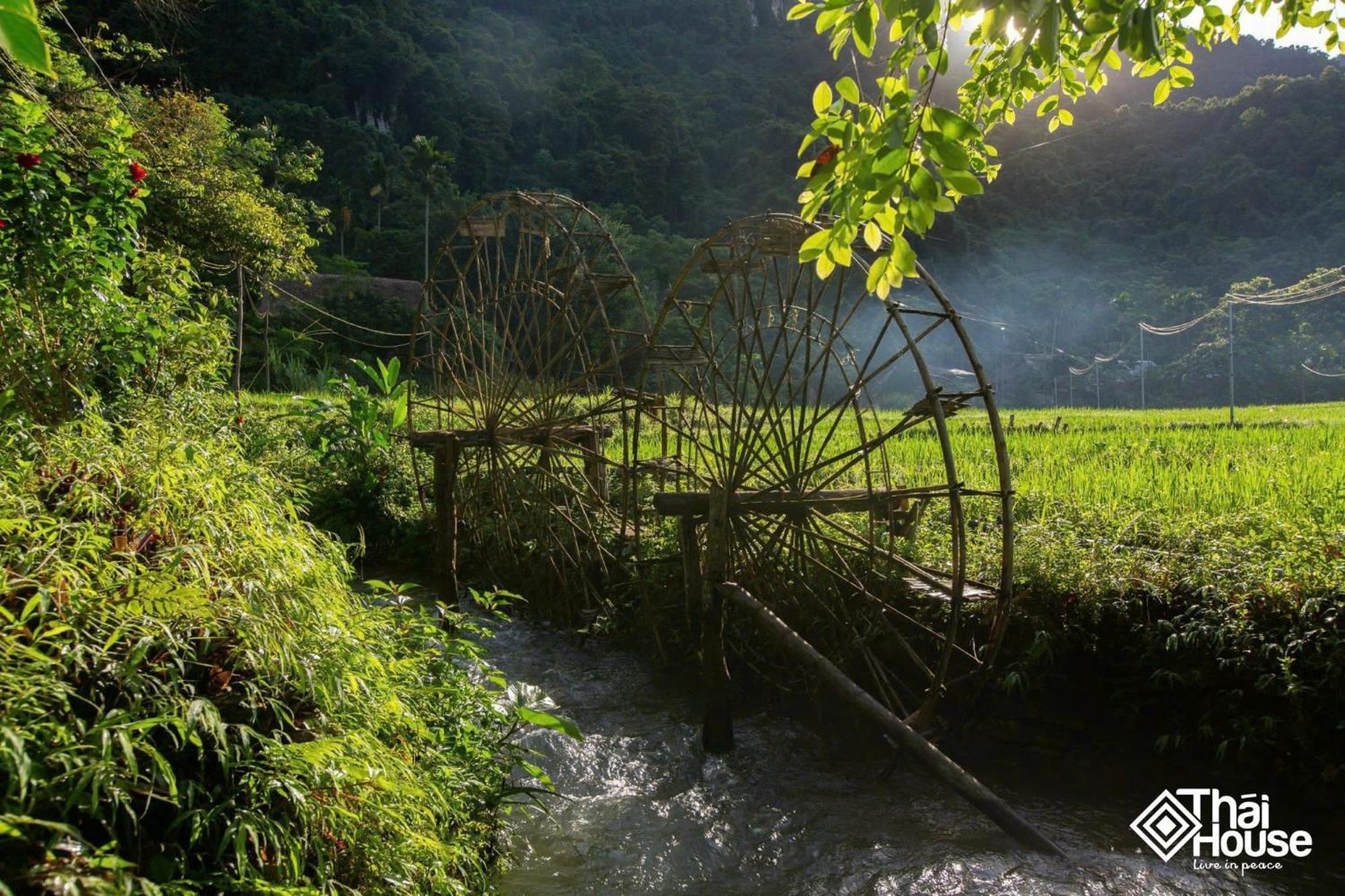Thai House Pu Luong - Century Old Stilt House With Terrace Views Huong Ba Thuoc ภายนอก รูปภาพ